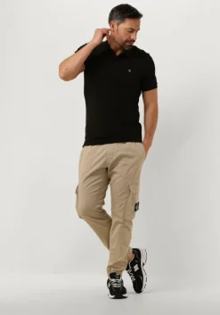 zwarte calvin klein polo ck embro badge slim polo