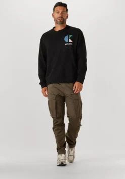 zwarte calvin klein sweater ls e 350trry ck bhs