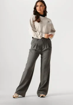 zwarte calvin klein top warm texture rib mockneck top