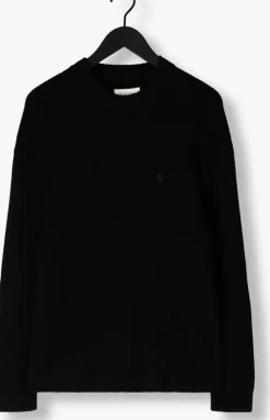 zwarte calvin klein trui linear sweater