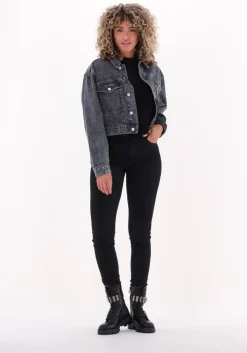 zwarte calvin klein trui fluffy wide open sleeves sweater