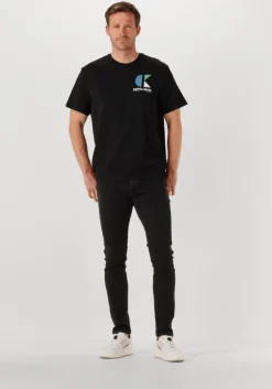 zwarte calvin klein t-shirt ss 20s ck bhs lg grp