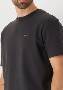 zwarte calvin klein t-shirt calvin klein label tee