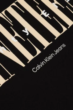 zwarte calvin klein t-shirt 19 graphic reg tee