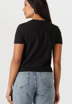zwarte calvin klein t-shirt placed institutional baby tee