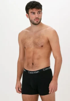 zwarte calvin klein underwear boxershorts 3-pack boxer briefs