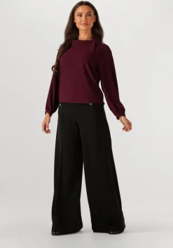 zwarte caroline biss wijde broek 4587