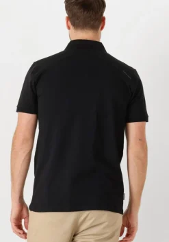 zwarte cast iron polo short sleeve polo fine pique essential