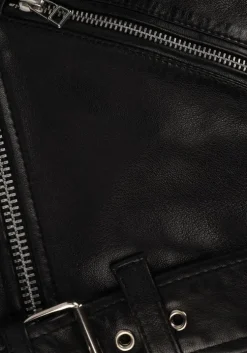 zwarte catwalk junkie leren jas jk biker babe