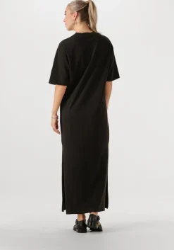 zwarte catwalk junkie maxi jurk tshirt dress midi