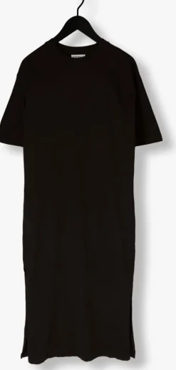 zwarte catwalk junkie maxi jurk tshirt dress midi