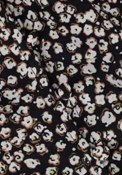 zwarte catwalk junkie maxi jurk dr dawn flowers maxi