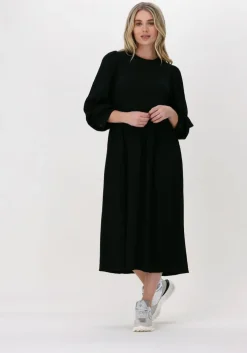 zwarte catwalk junkie midi jurk dr moon