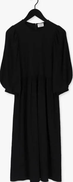 zwarte catwalk junkie midi jurk dr moon