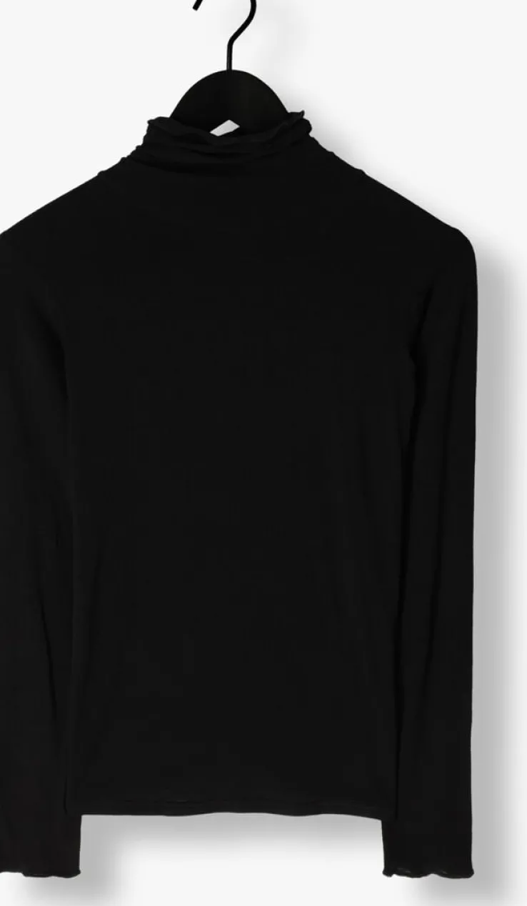 zwarte cc heart coltrui lana turtleneck