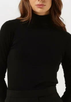 zwarte cc heart coltrui sofia turtleneck blouse