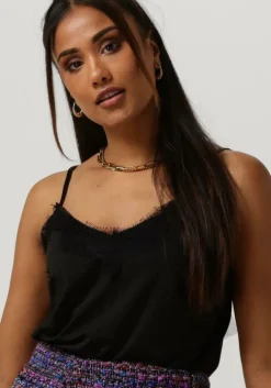 zwarte cc heart top lace top