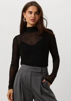 zwarte cc heart tops & t-shirts eve mesh turtleneck