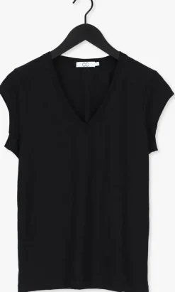 zwarte cc heart t-shirt basic v-neck tshirt