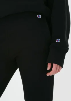 zwarte champion joggingbroek elastic cuff pants