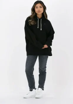 zwarte champion trui hooded sweatshirt dms plain