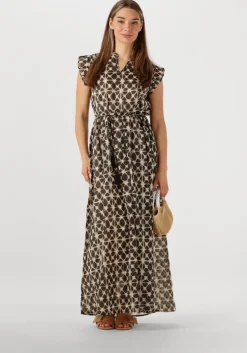 zwarte circle of trust maxi jurk juliet dress
