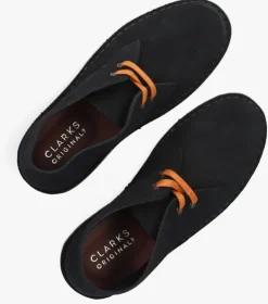 zwarte clarks originals boots desert boot dames