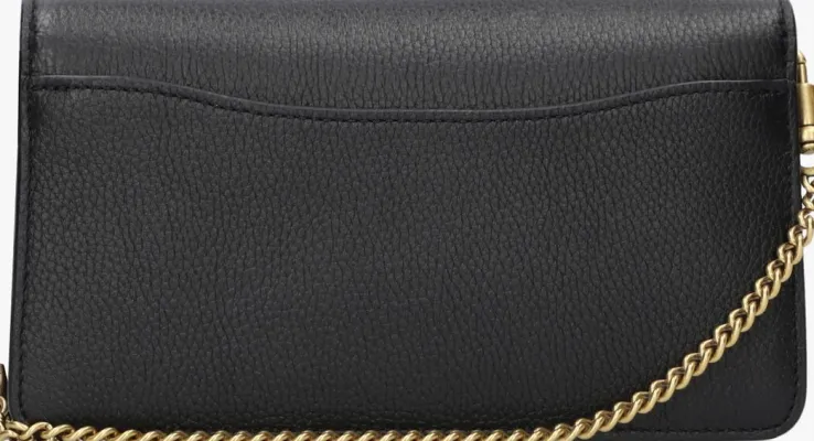 zwarte coach clutch tabby chain clutch