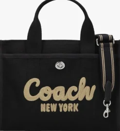zwarte coach handtas cargo tote