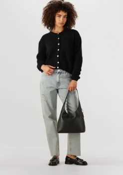 zwarte coach schoudertas brooklyn 28