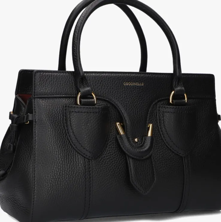 zwarte coccinelle handtas york