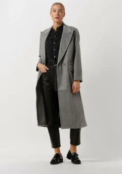 zwarte co'couture blouses callum frill shoulder shirt