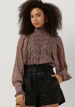 zwarte co'couture blouses nadia pleat blouse