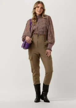 zwarte co'couture blouses nadia pleat blouse