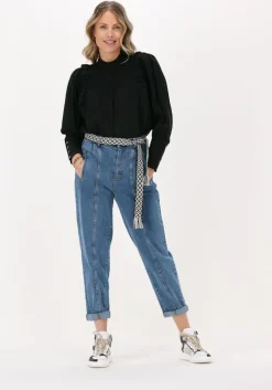 zwarte co'couture blouses lisissa frill blouse