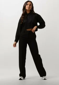 zwarte co'couture blouses cotton crisp cropped shirt