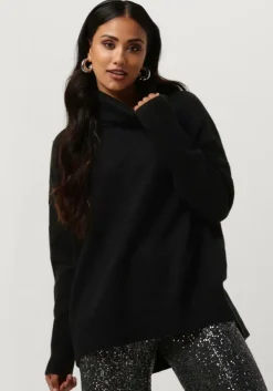 zwarte co'couture coltrui maja roll neck