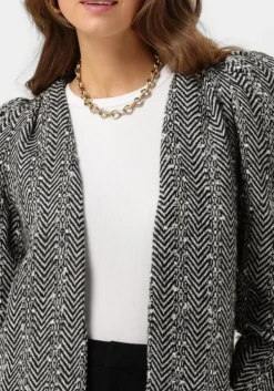 zwarte co'couture jack alvie boucle jacket