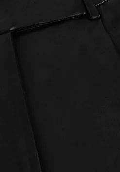 zwarte co'couture korte broek phoebecc leather pleat shorts