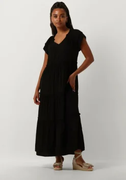 zwarte co'couture maxi jurk new sunrise dress