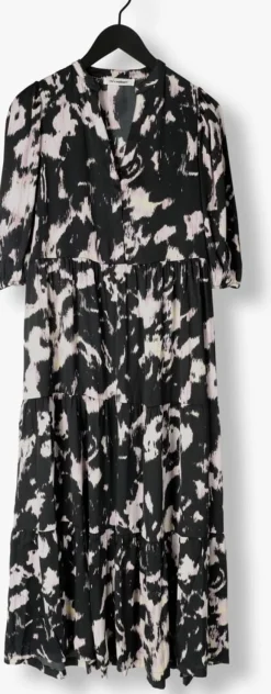 zwarte co'couture maxi jurk mary floor dress