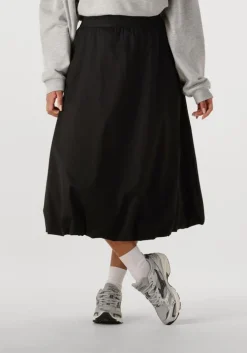 zwarte co'couture midirok poppycc balloon skirt