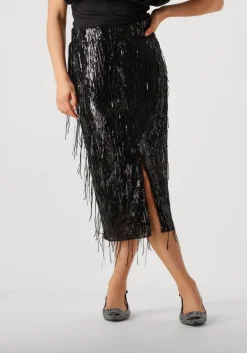 zwarte co'couture midirok maddox cc pencil skirt