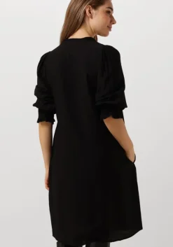 zwarte co'couture mini jurk hera frill crop dress