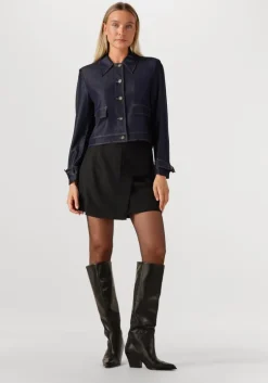 zwarte co'couture minirok luna pocket skirt