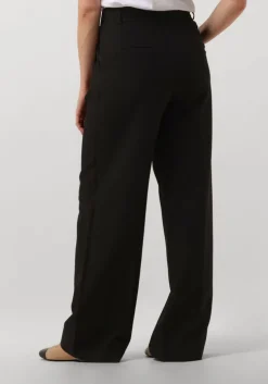 zwarte co'couture pantalon vola pleated long pant