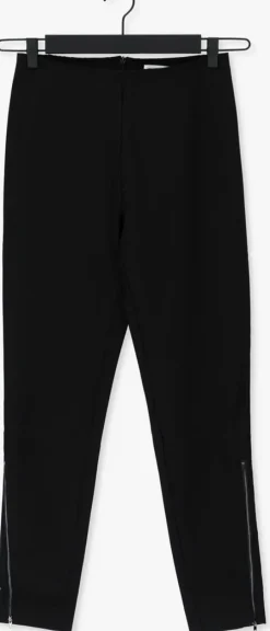 zwarte co'couture pantalon ulrica zip pant