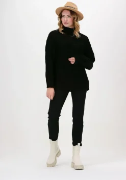 zwarte co'couture pantalon ulrica zip pant