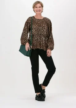 zwarte co'couture pantalon ulrica zip pant