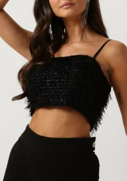 zwarte co'couture top gonzocc crop top